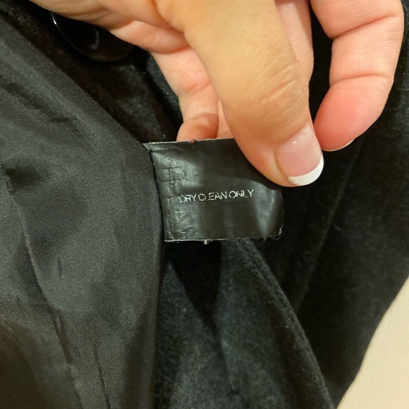 London Fog Wool Pea Coat Jacket XS Charcoal Gray - Picture 7 of 7